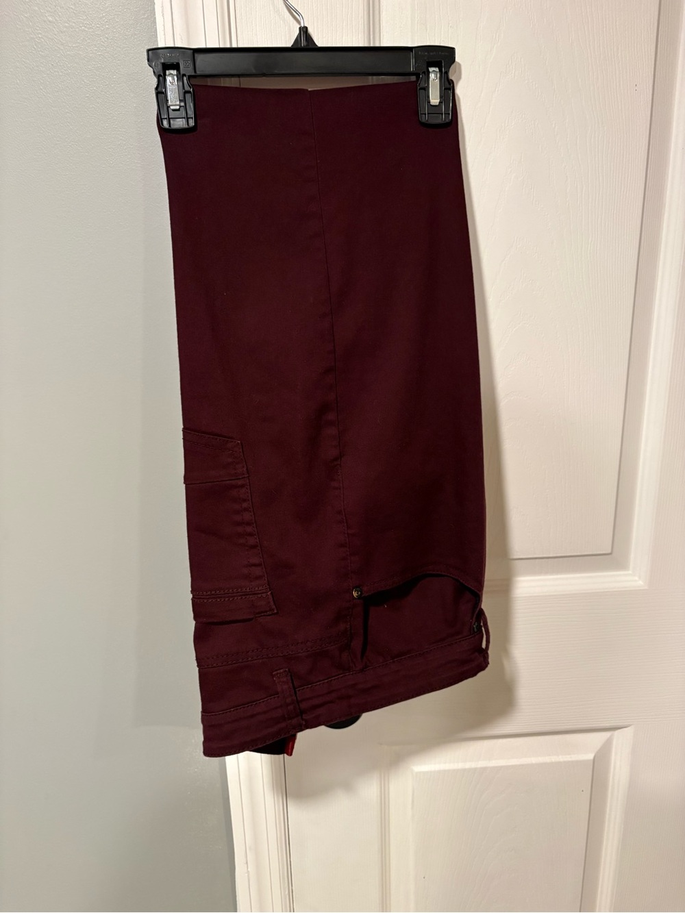 Men's Skinny soft Jeans in Deep Burgundy